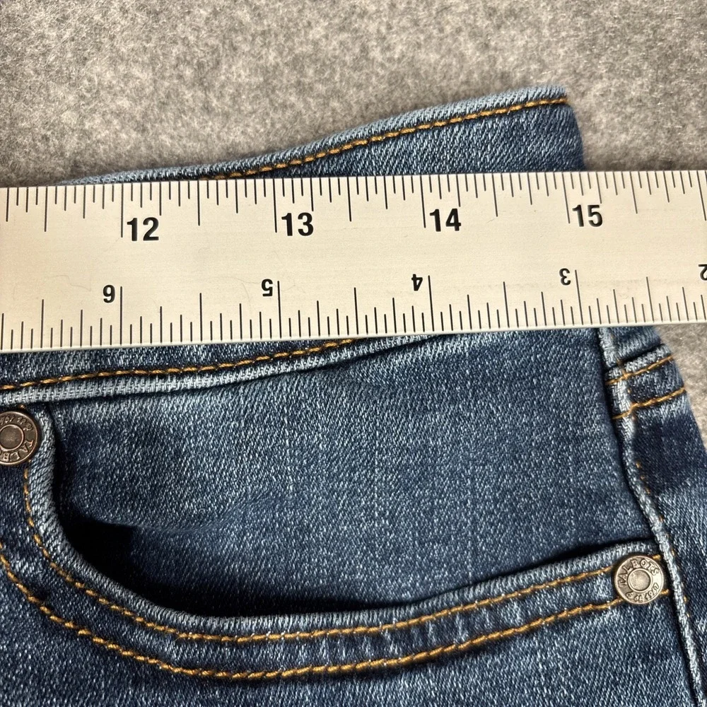 Talbots Barely Boot Jean‎ Womens 30 Blue Medium Wash Stretch Denim Mid Rise